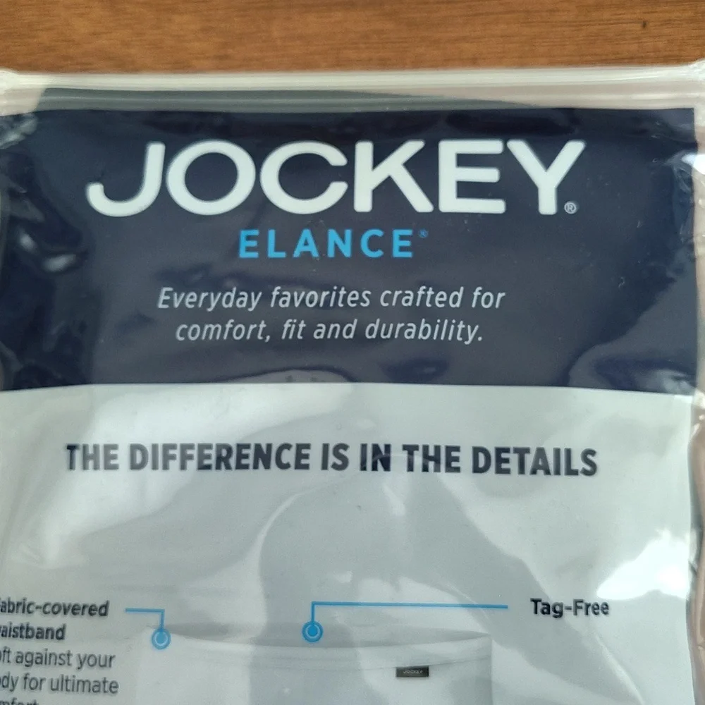 Jockey Elance Poco Men' Briefs Underwear - 2 Pack - Size L 36-38